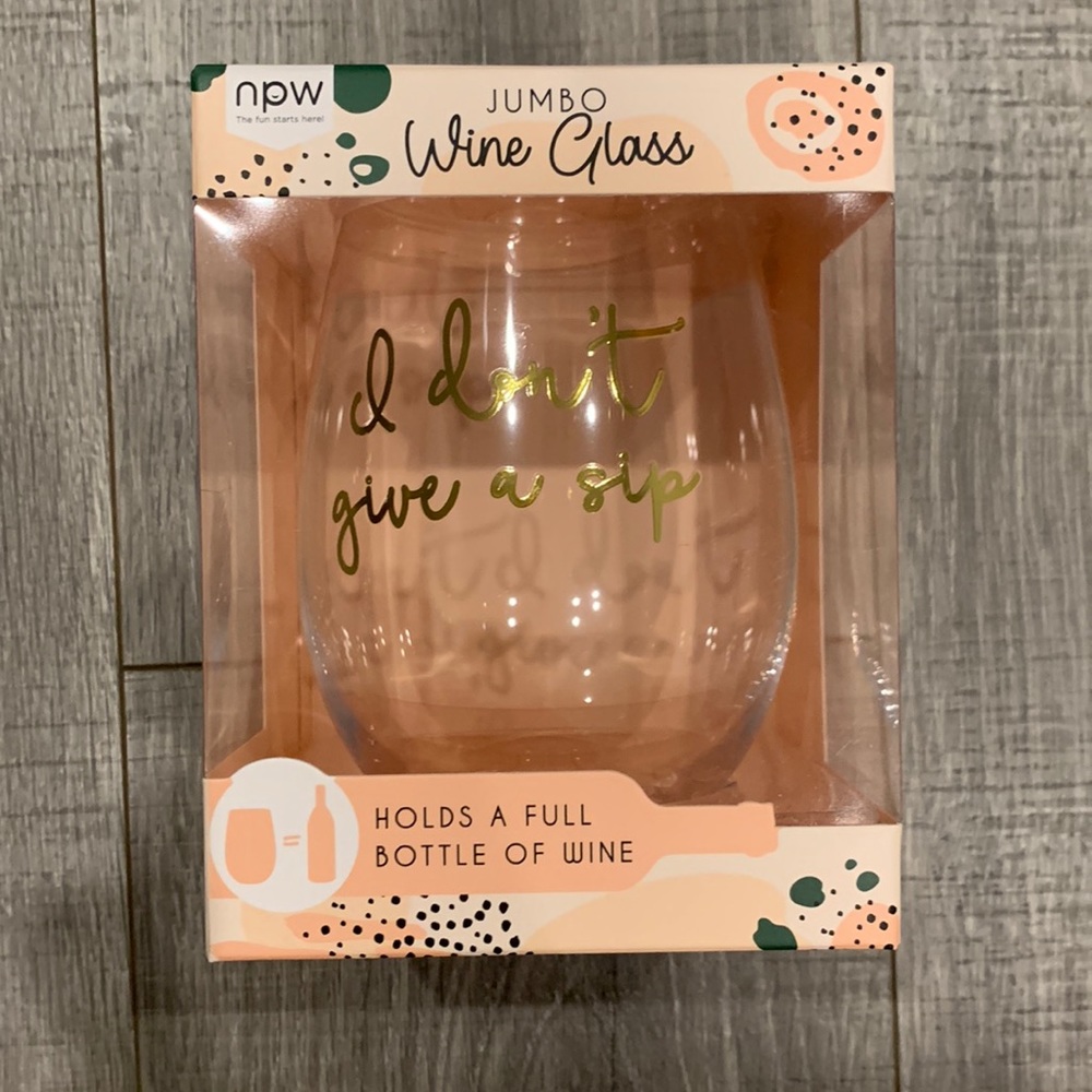 Jumbo wine glass